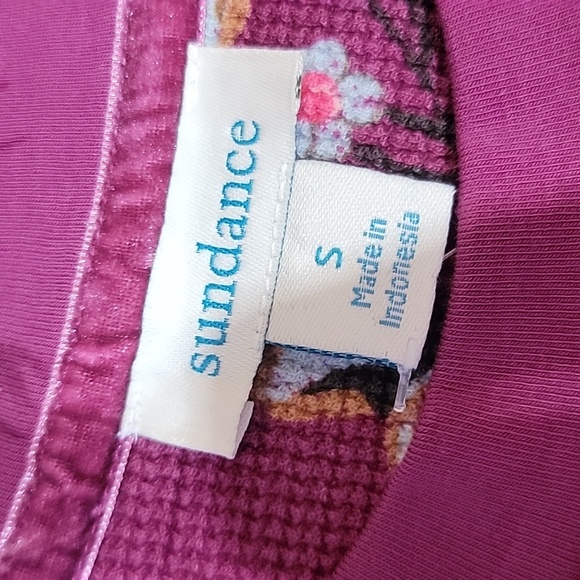 New Sundance Willowherb Thermal Knit Tee in Raspberry - Picture 3 of 14